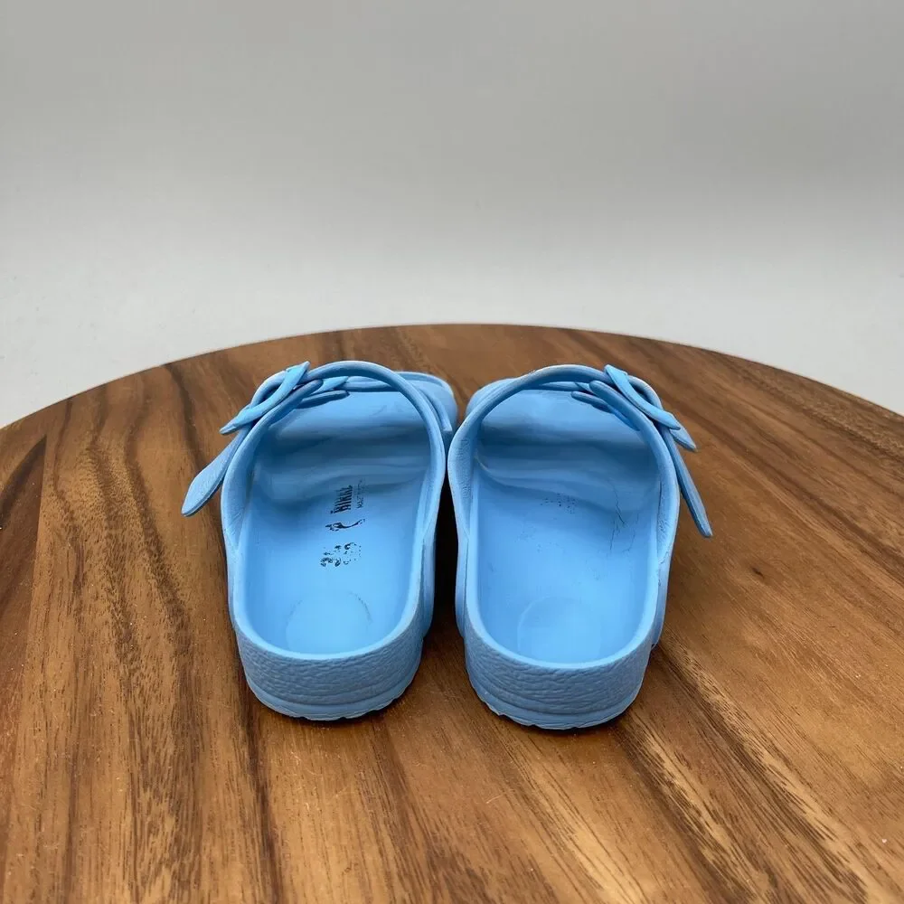 Birkenstock Arizona Eva Sandals Kids Youth Size 12 / 30 Blue Casual Summer Beach